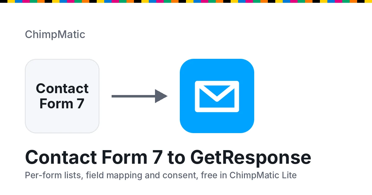 GetResponse integration for Contact Form 7 with ChimpMatic